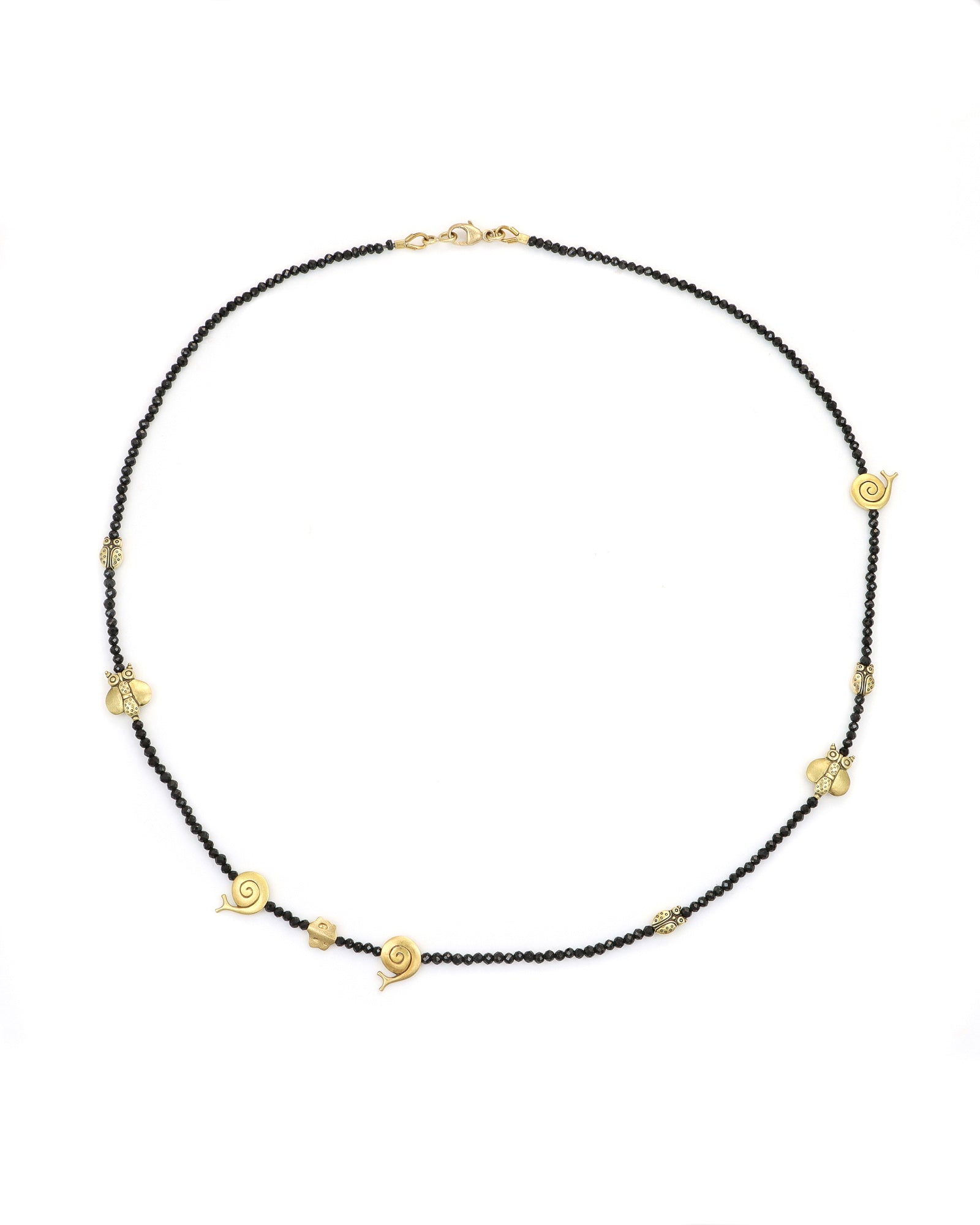 Fable Animals and Strange Characters Beaded Necklace