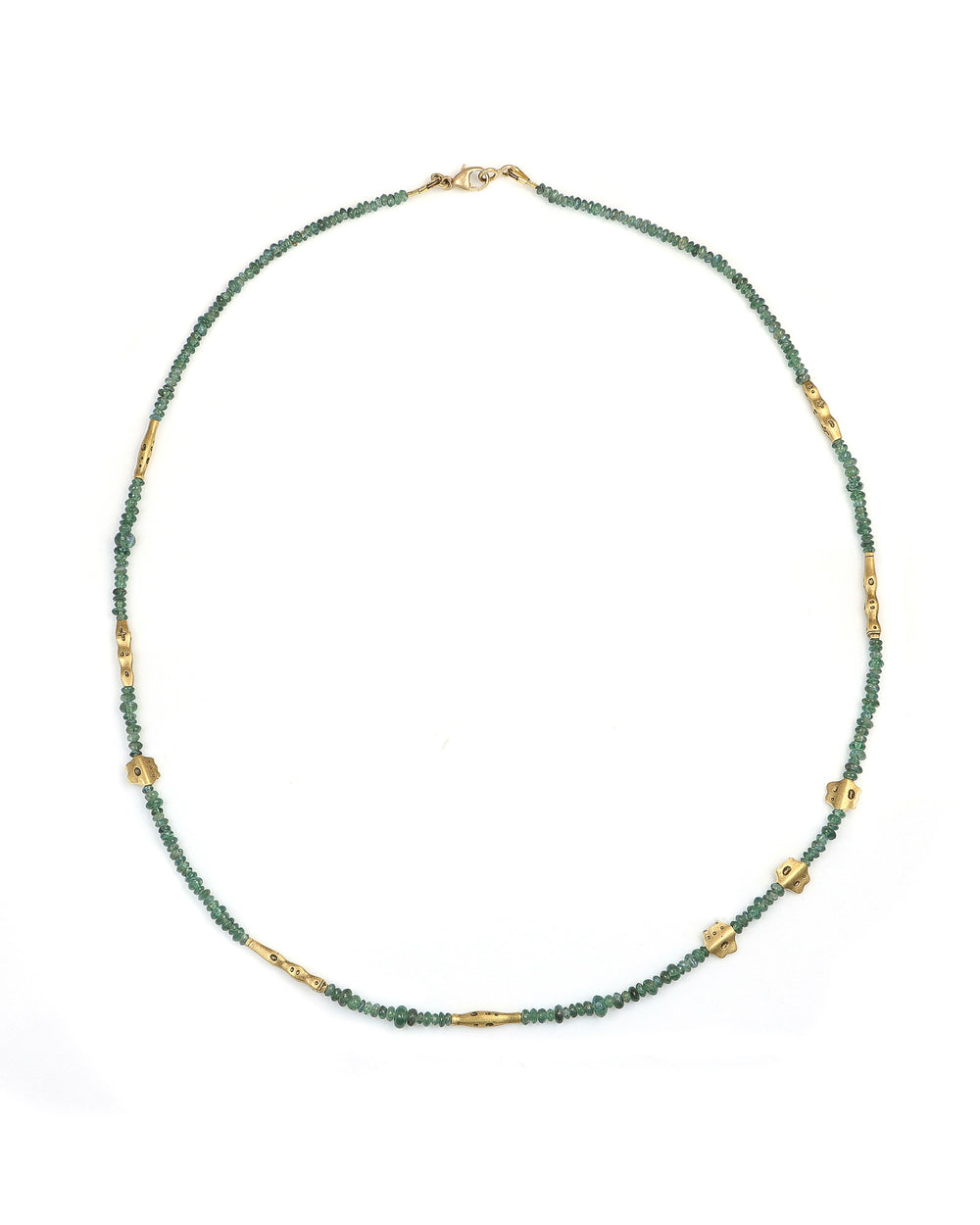 Alexandrite Beaded Flora Necklace
