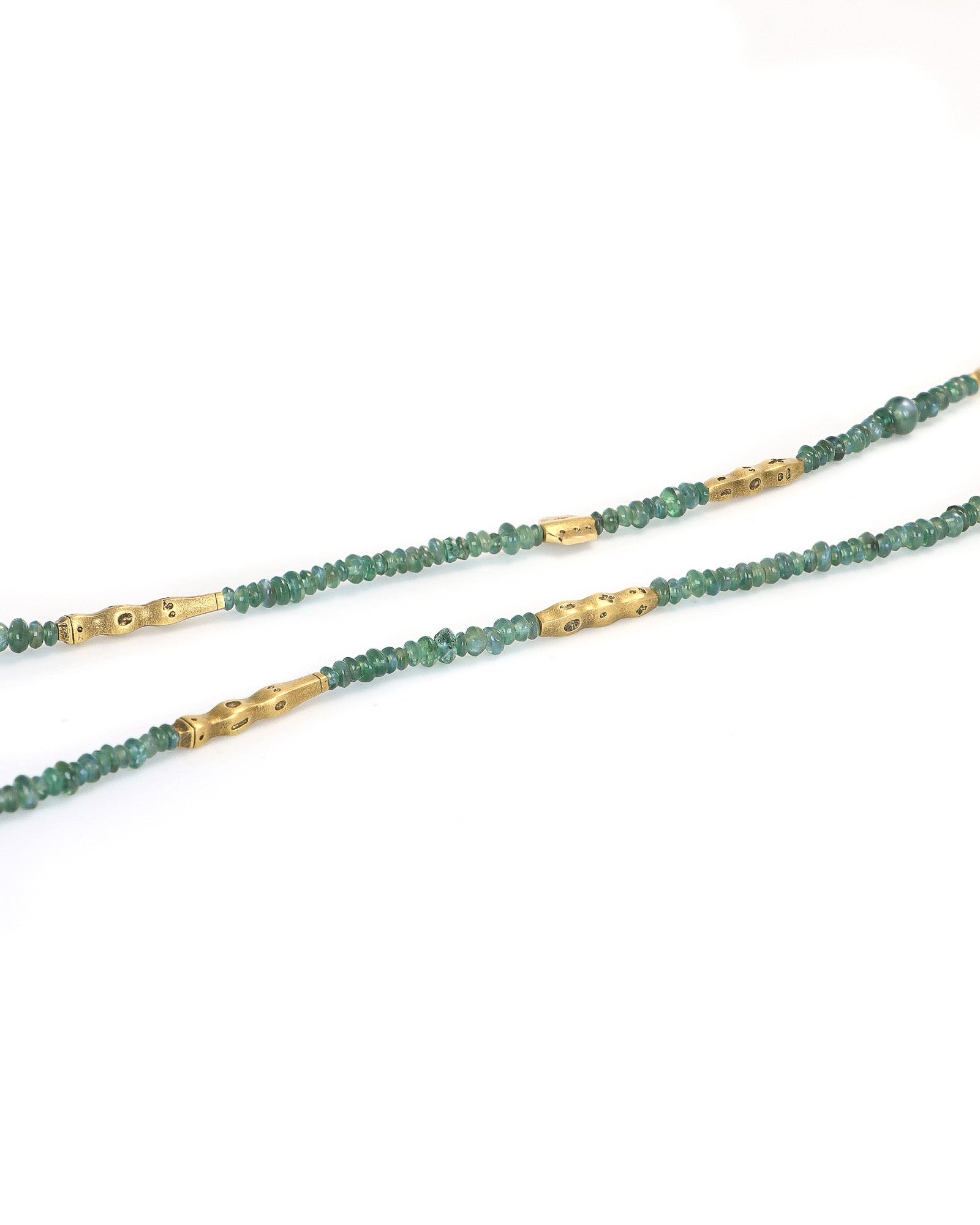 Alexandrite Beaded Flora Necklace