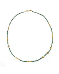 Beaded Alexandrite Flora Necklace