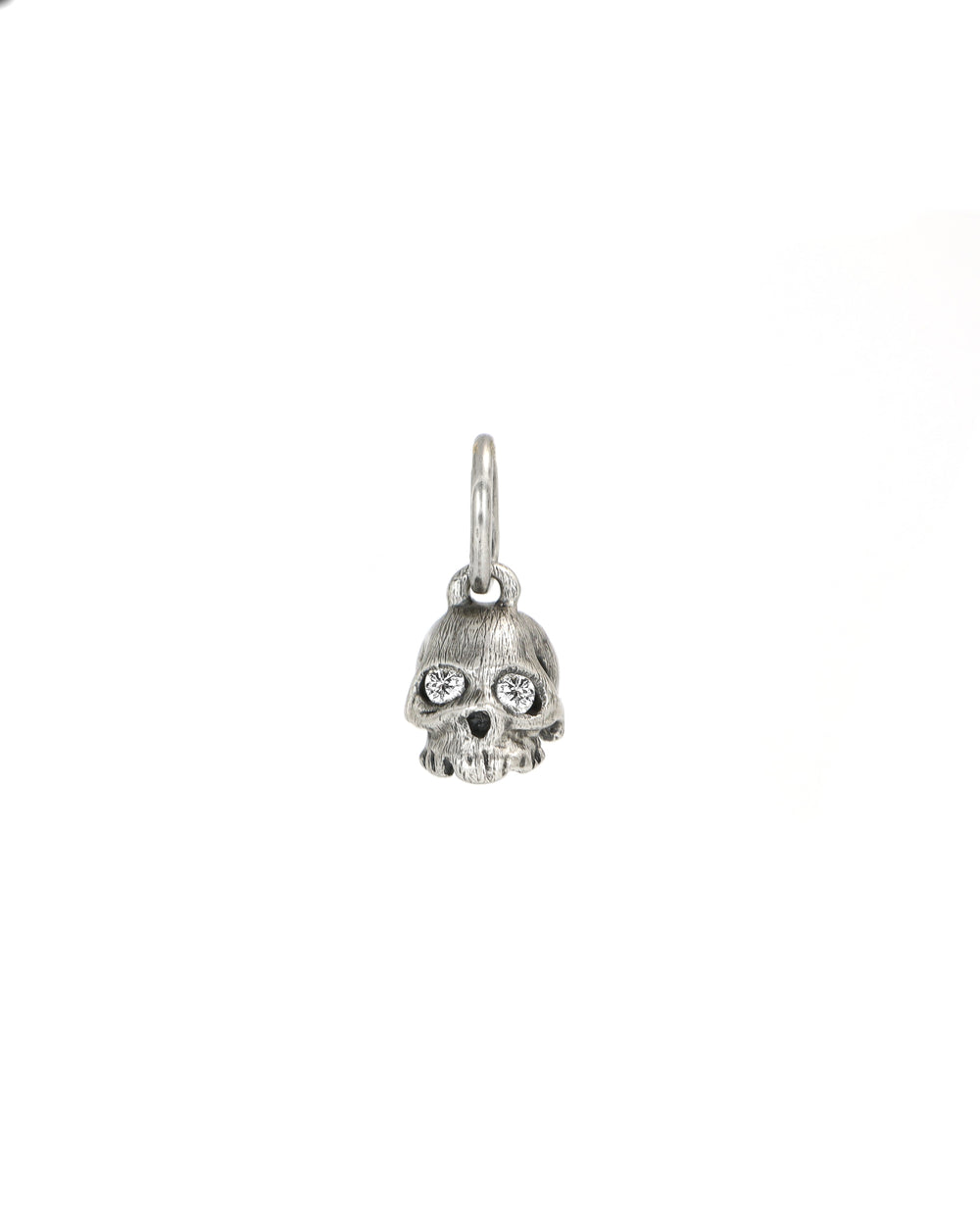 Silver Skull Charm