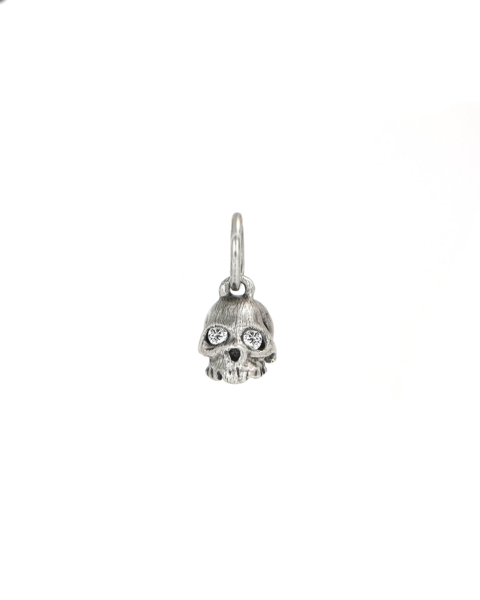 Silver Skull Charm