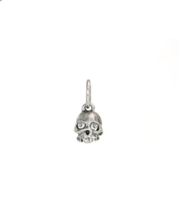Silver Skull Charm