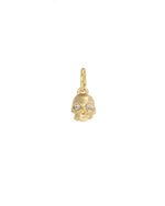 Gold Skull Charm