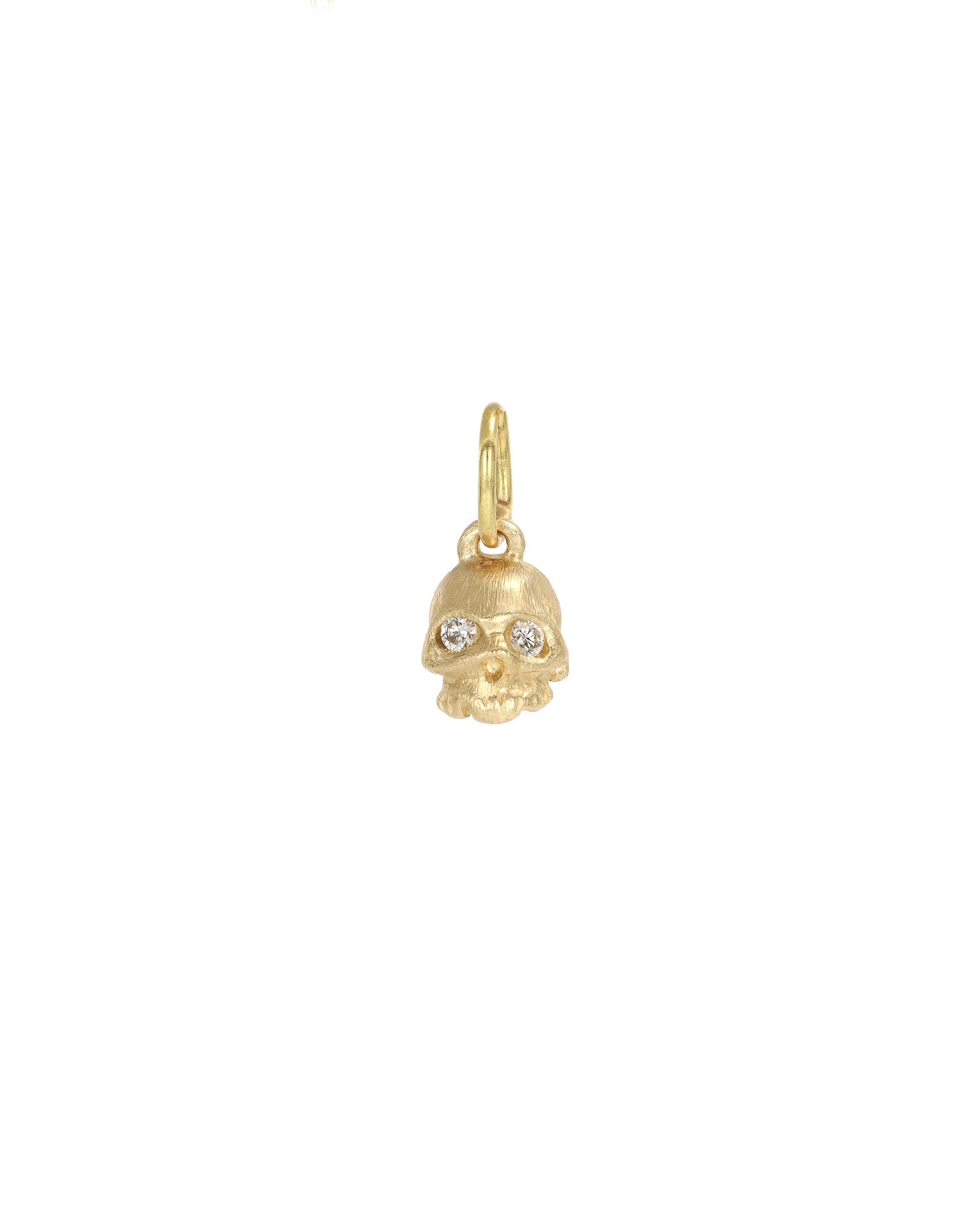 Gold Skull Charm