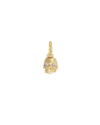 Gold Skull Charm