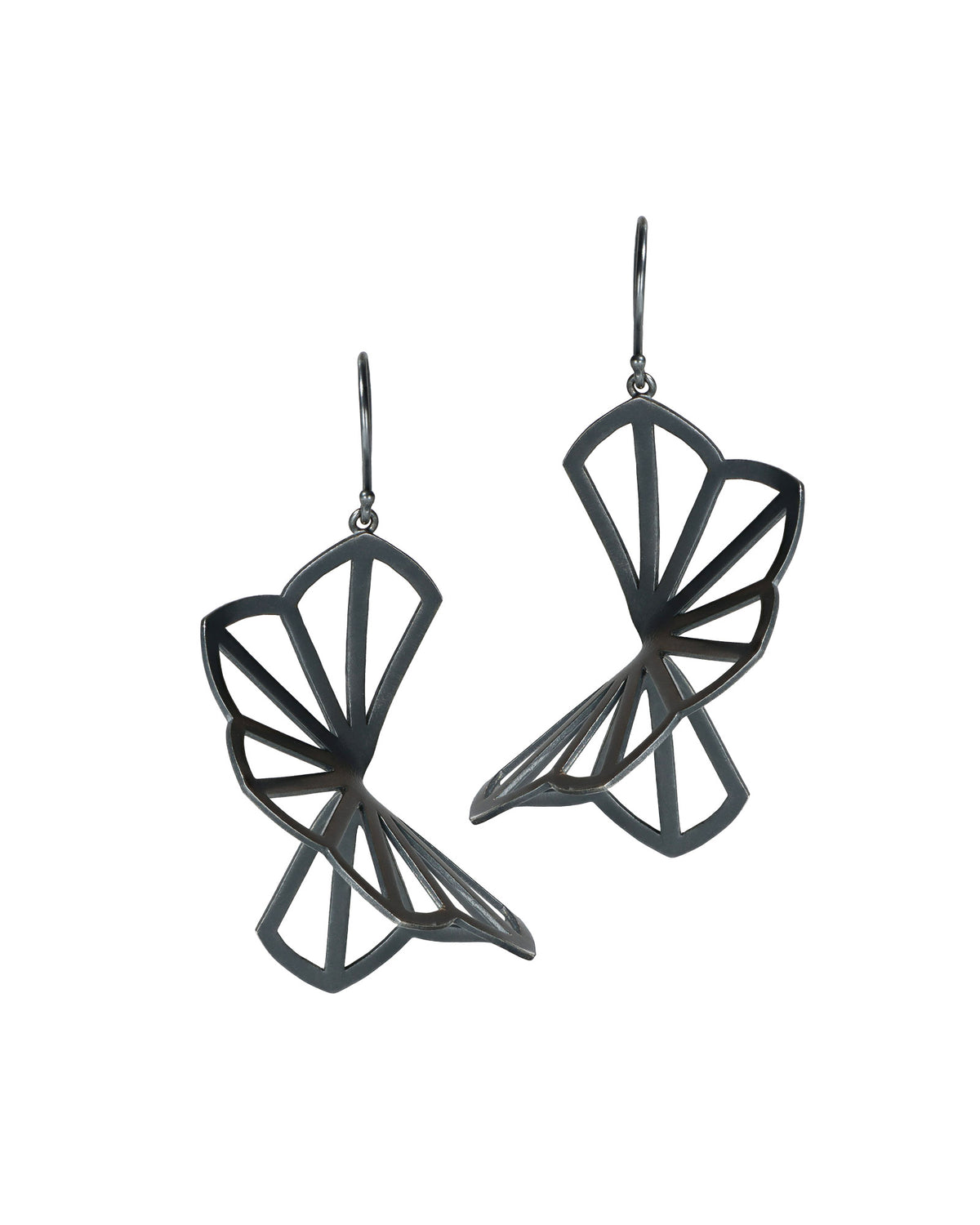 Large Hyacinth Fold Earrings