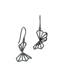 Med Hyacinth Fold Earrings