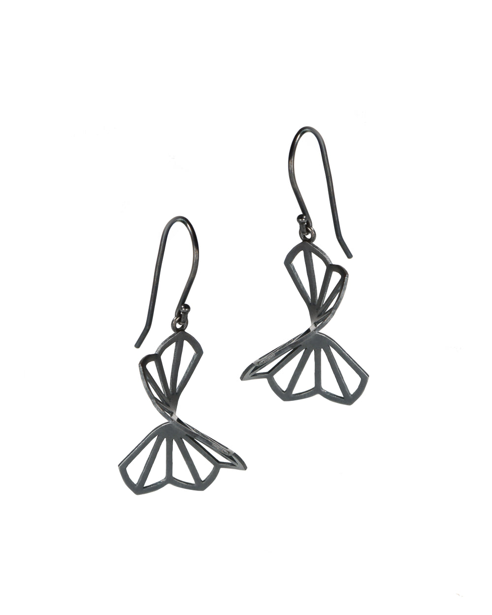 Medium Hyacinth Fold Earrings