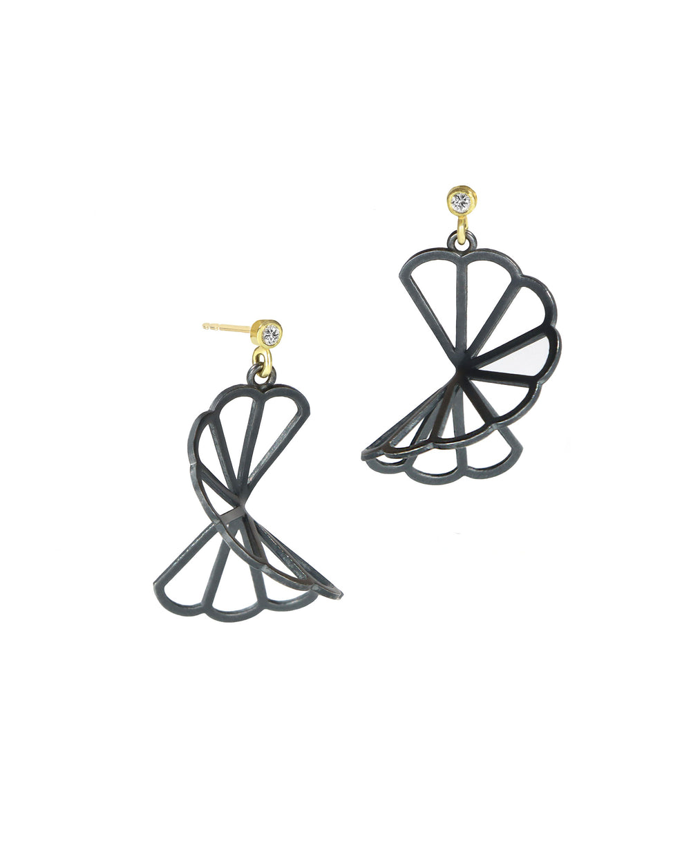 Cloud Fold Earrings