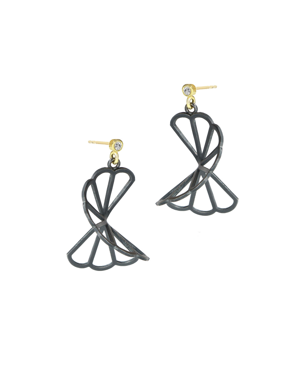 Cloud Fold Earrings