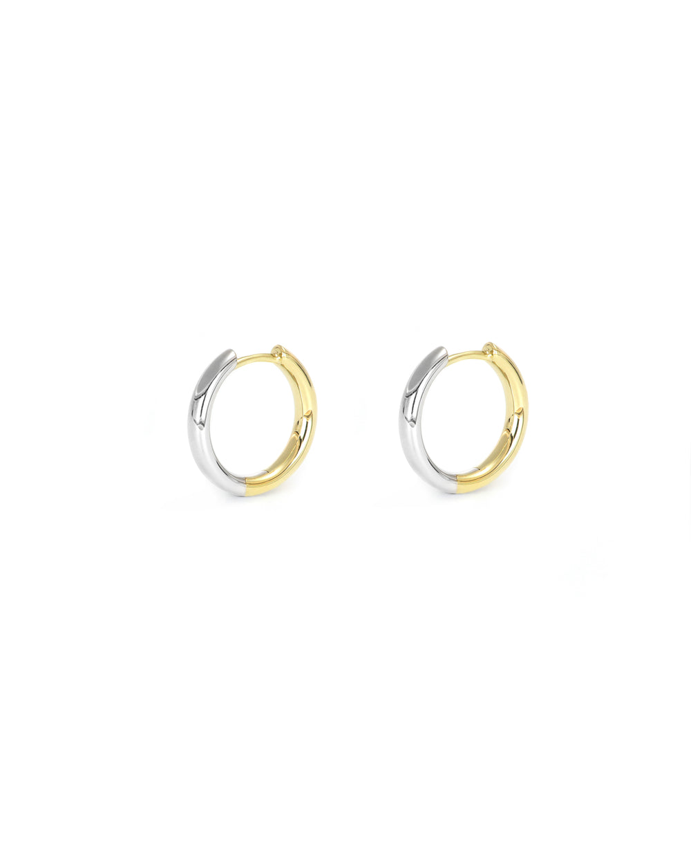 Two Tone Mini Hoops
