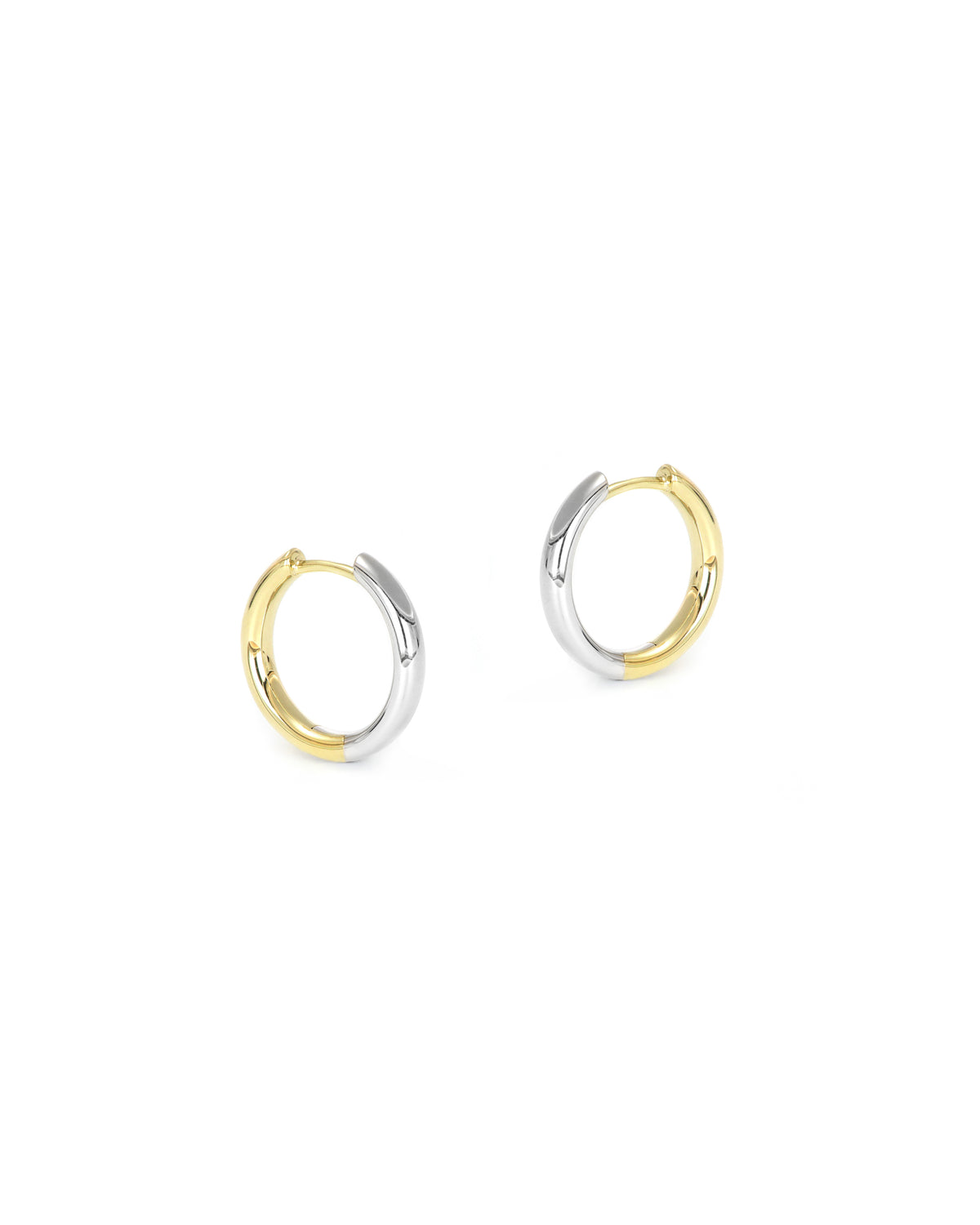Two Tone Mini Hoops