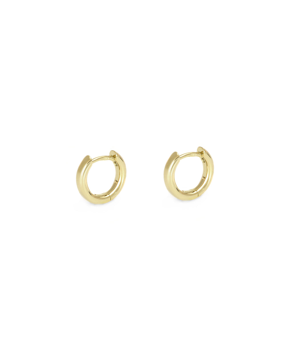 Yellow Gold 12mm Hoops