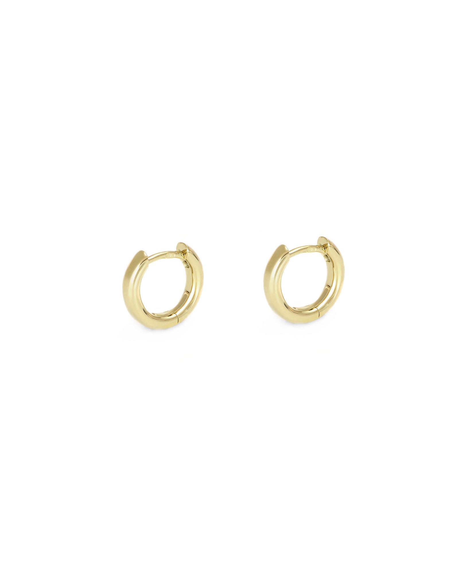 Yellow Gold 12mm Hoops