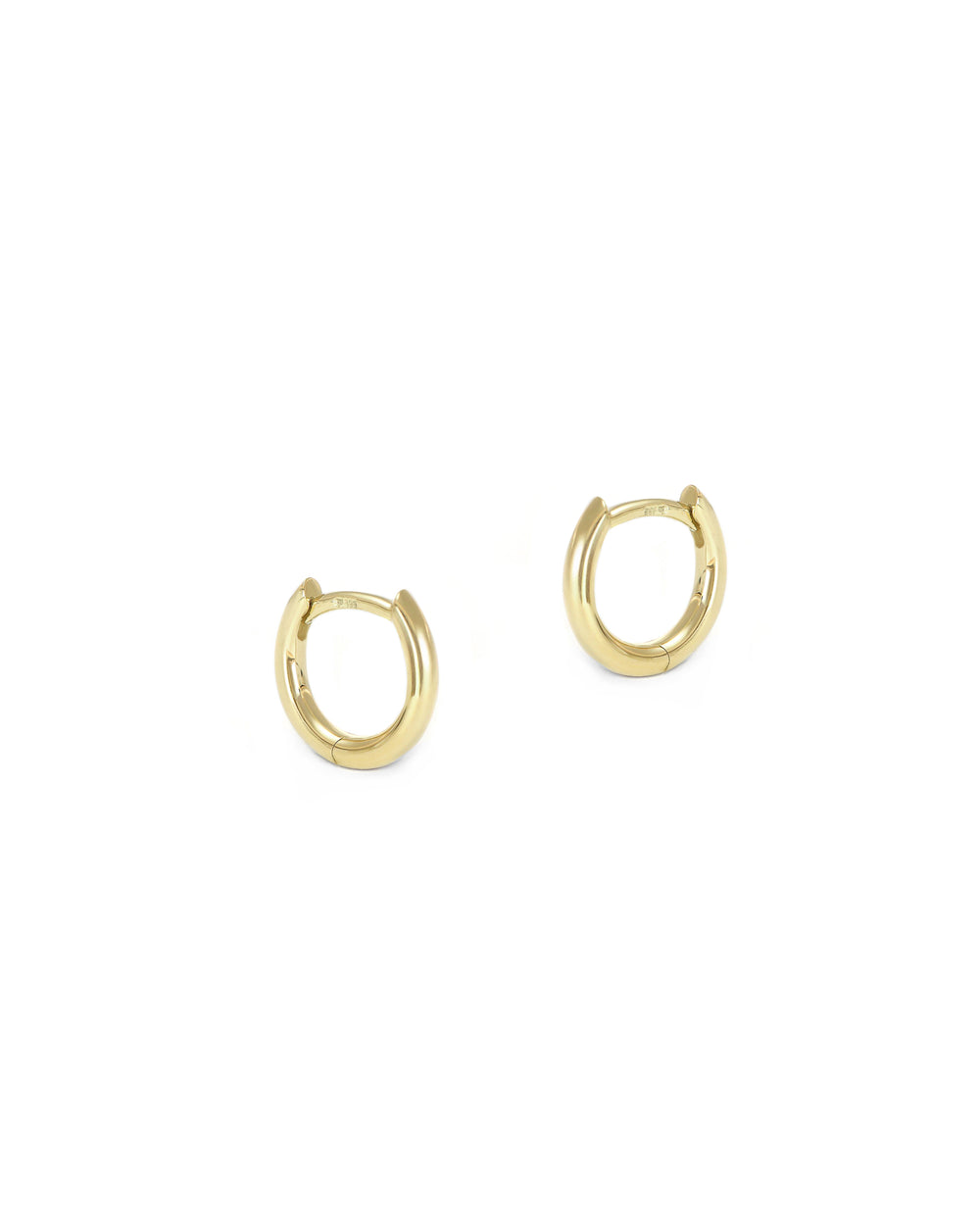 Yellow Gold Huggies