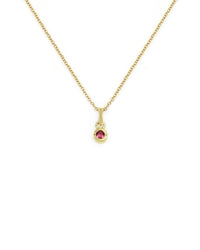 Pink Tourmaline Drop