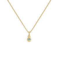 Blue Topaz Drop