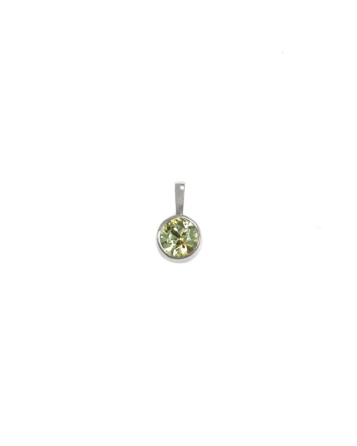Montana Sapphire Bezel Pendant