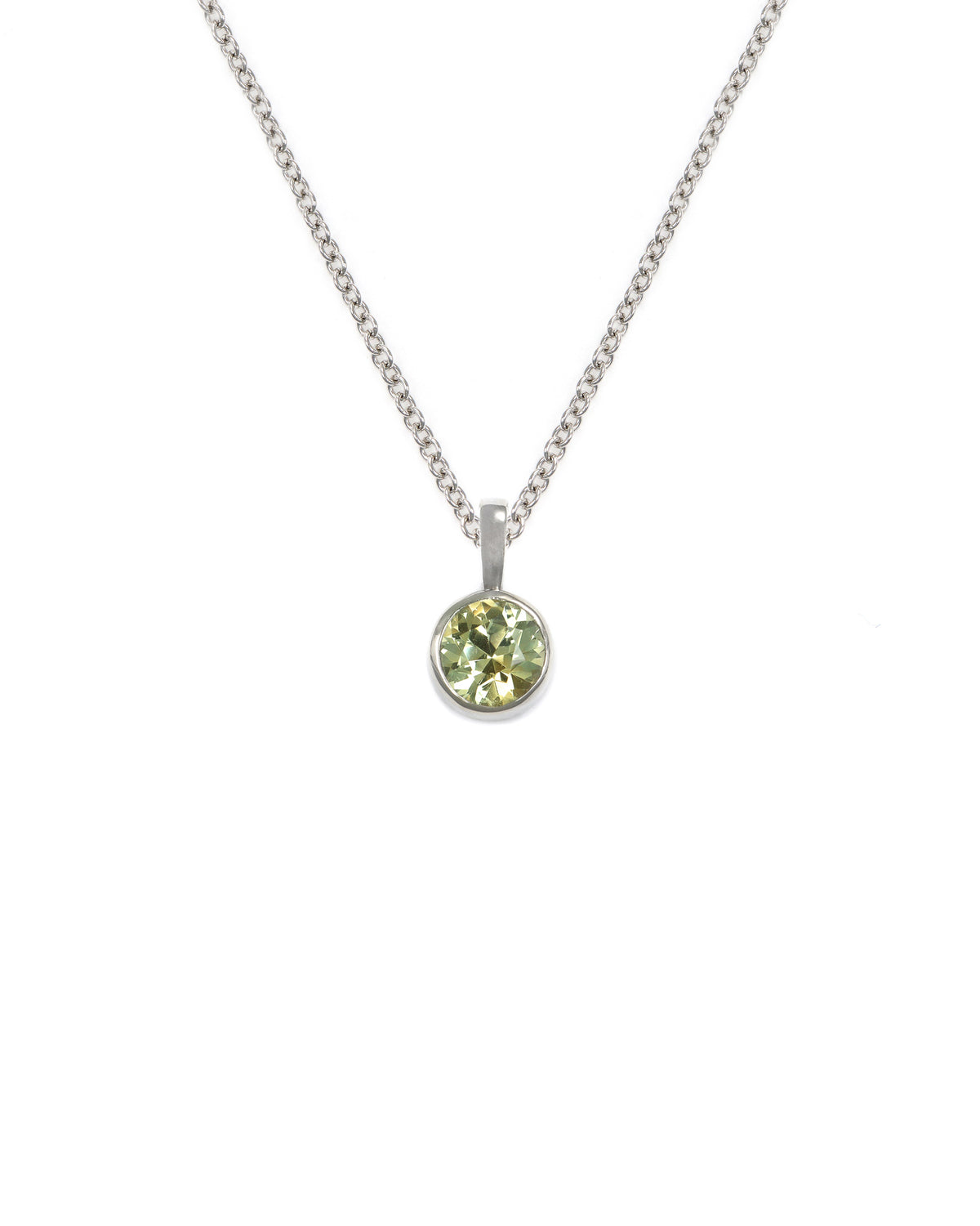 Montana Sapphire Bezel Pendant