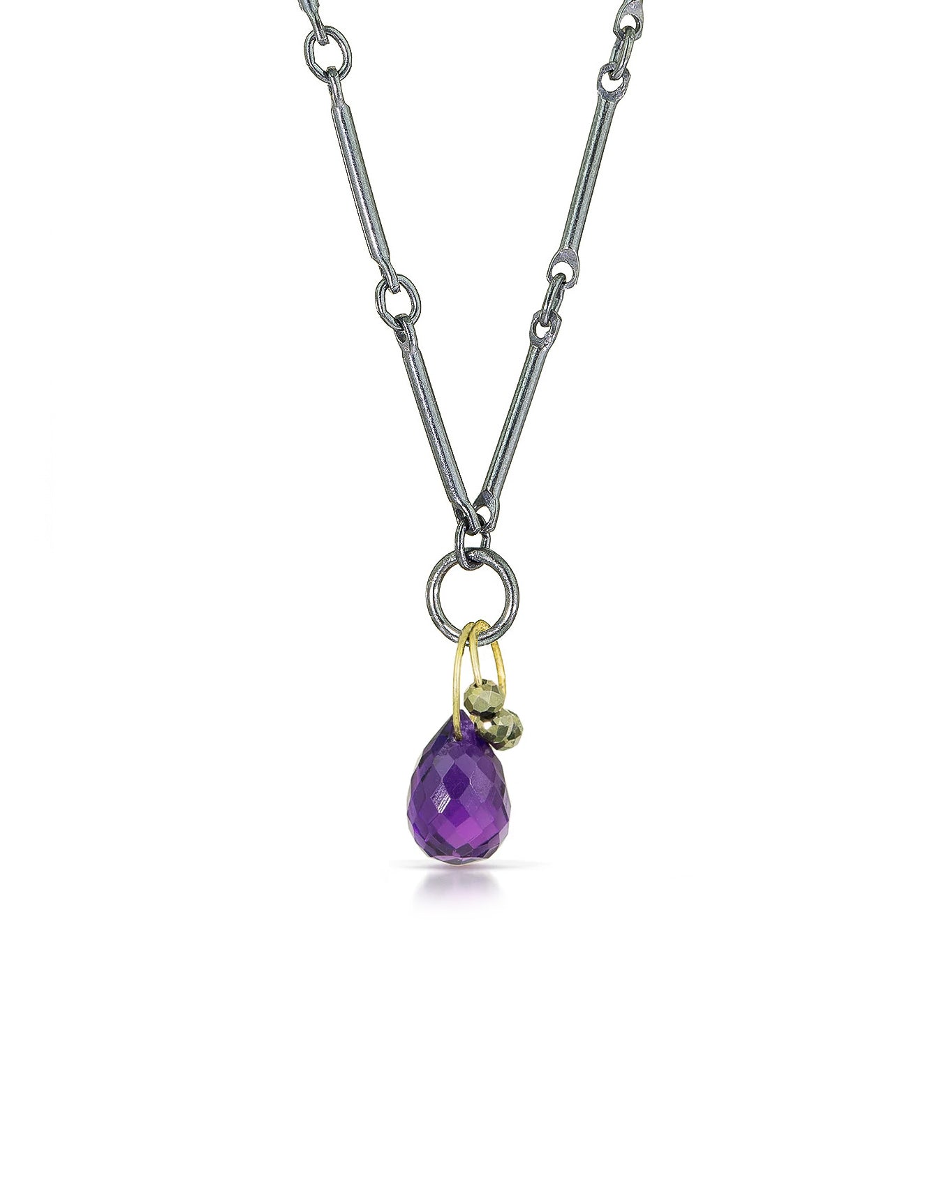 Amethyst Mini Tangle Necklace