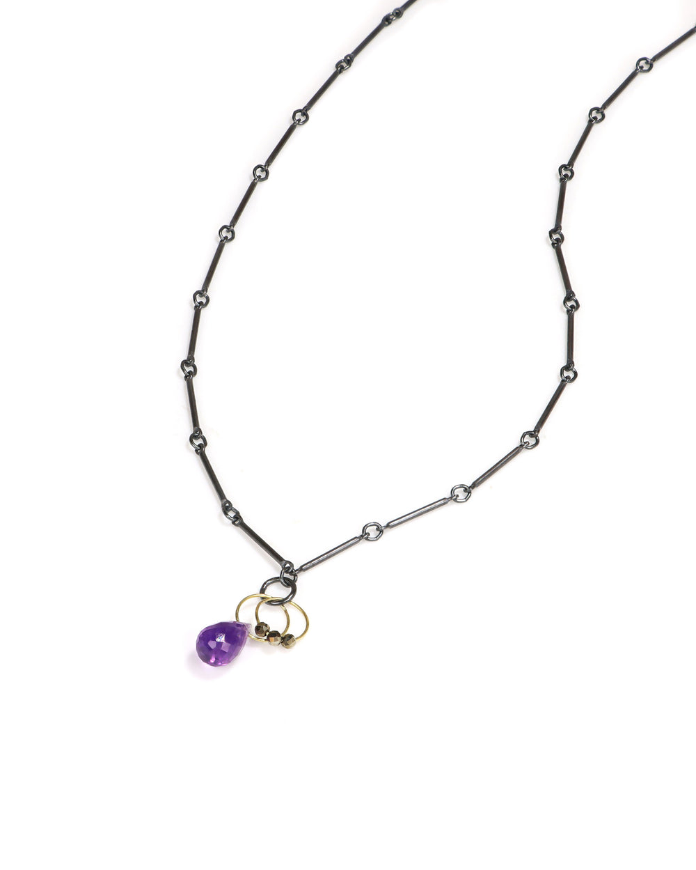 Amethyst Mini Tangle Necklace