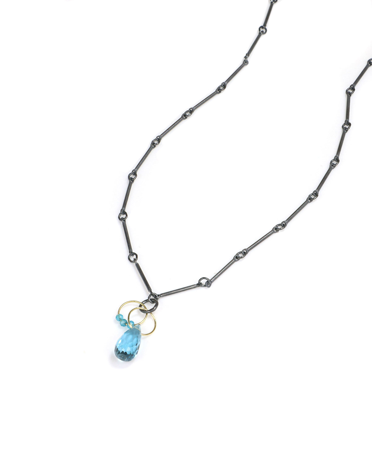 London Blue Topaz Mini Tangle Necklace