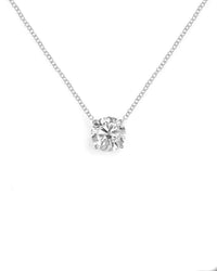 1.50ct Lab Diamond Solitaire White Gold Necklaces