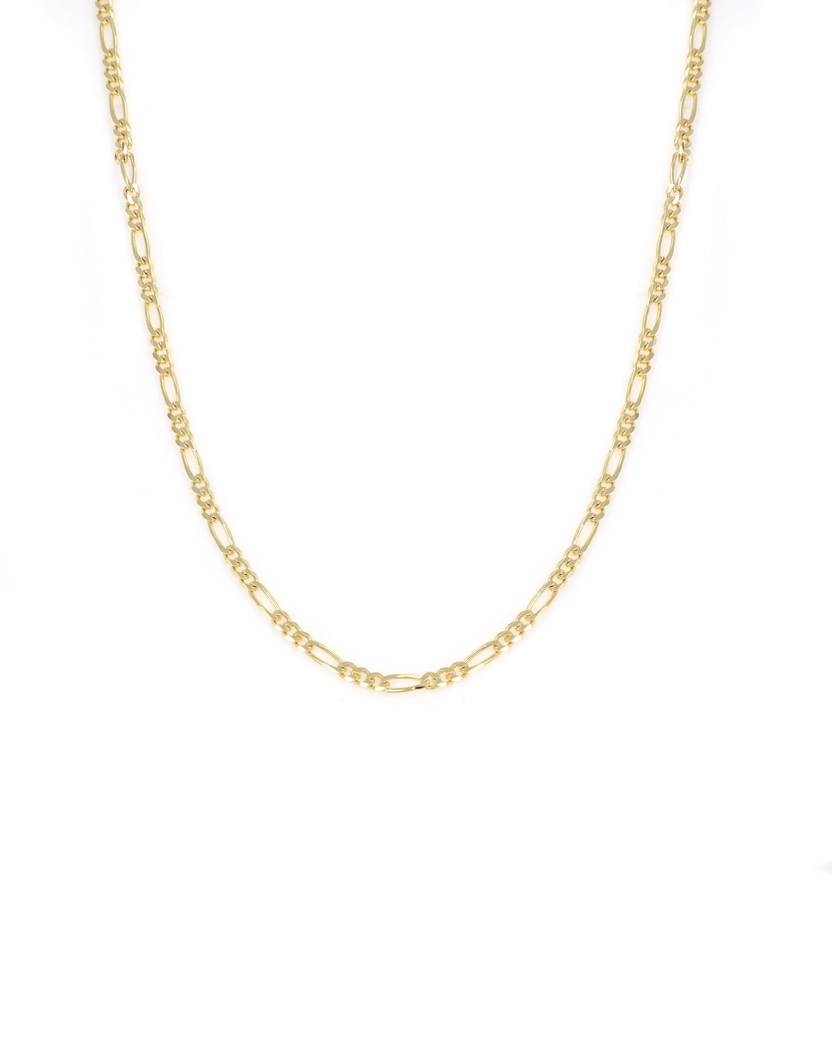 14k YG Figaro Chain 2.4mm 20"
