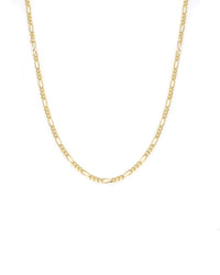14k YG Figaro Chain 2.4mm 20"