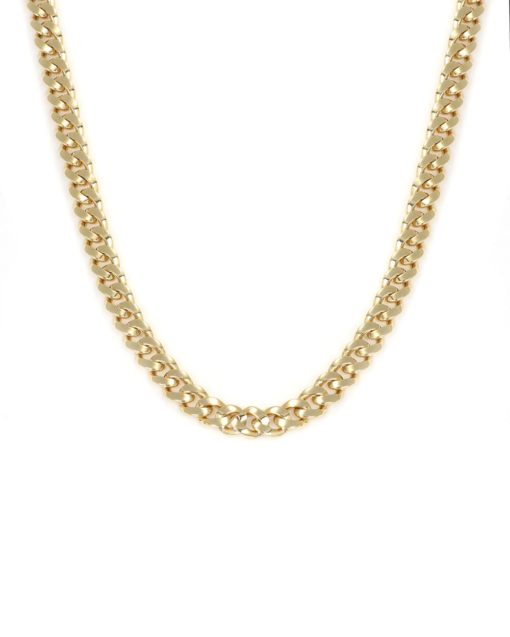 18k YG Cuban Curb Chain 5.5mm 20"
