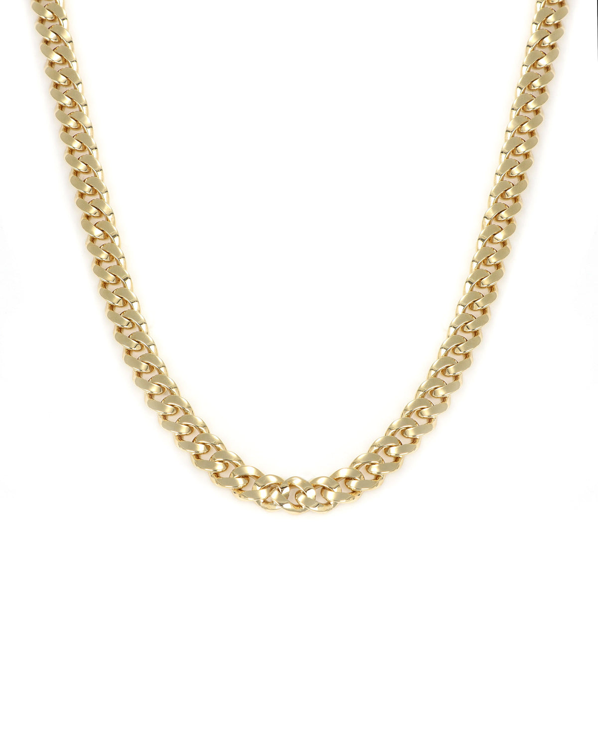 18k YG Cuban Curb Chain 5.5mm 20"