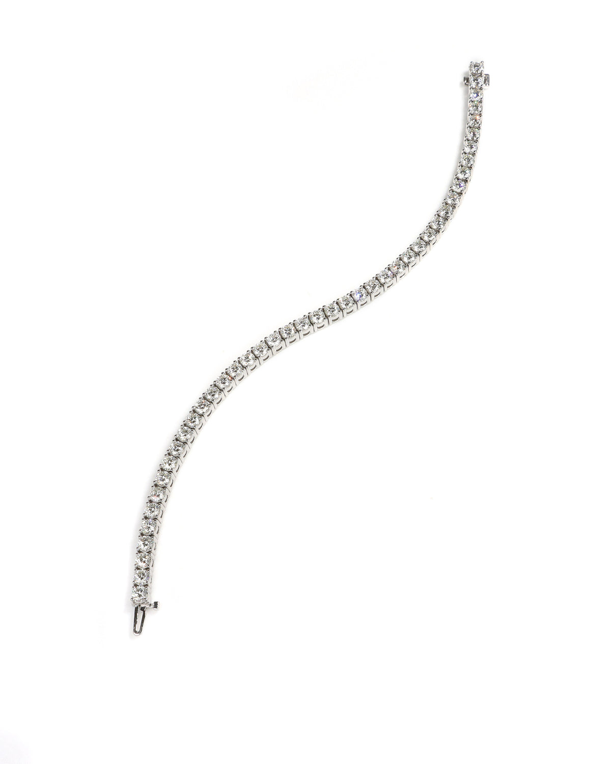 14kw 8.33ctw Natural Diamond Tennis Bracelet