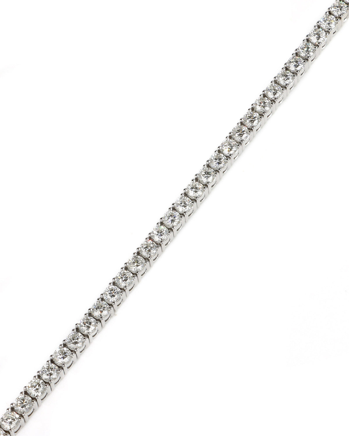14kw 8.33ctw Natural Diamond Tennis Bracelet