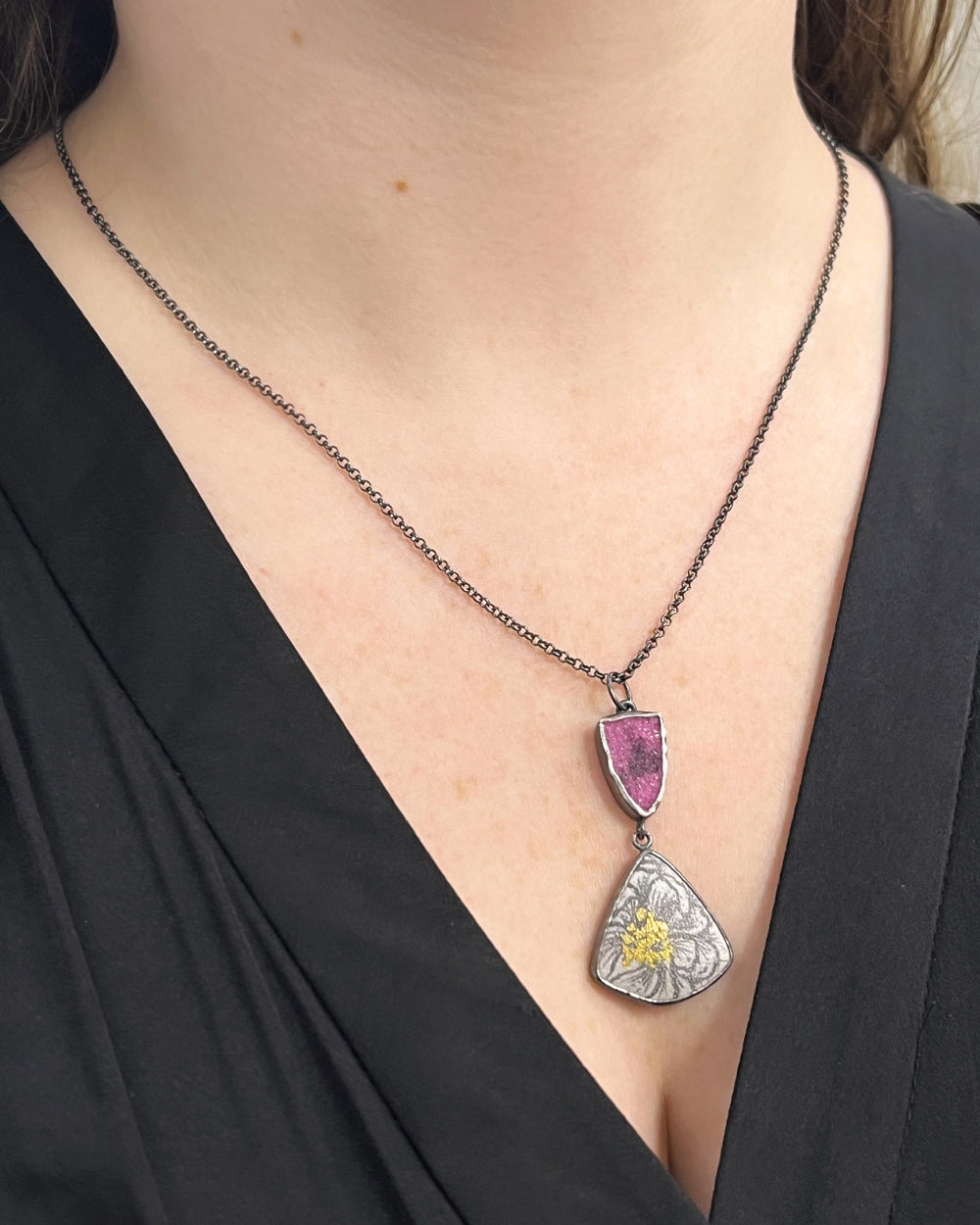 Peony and Cobalt Calcite