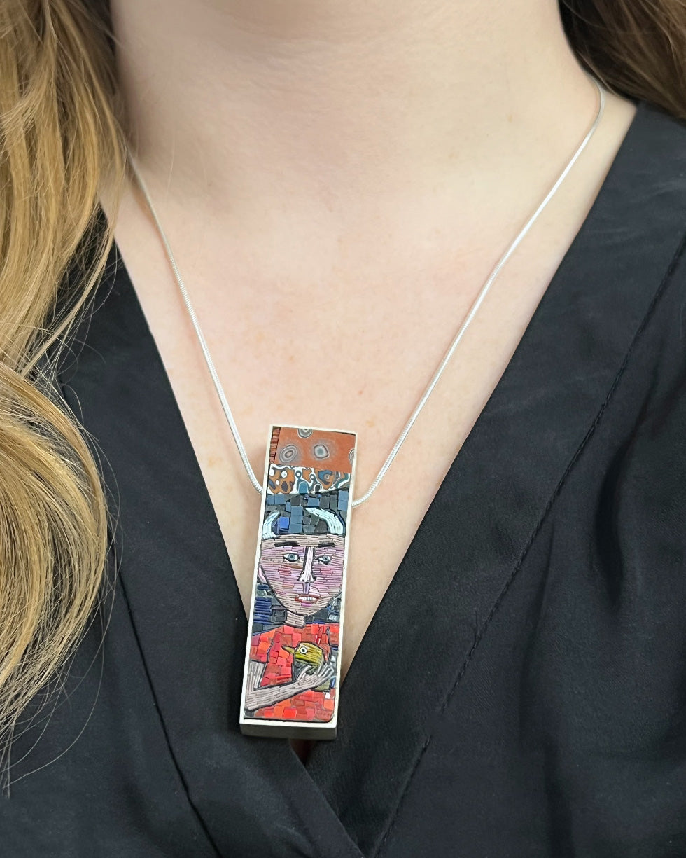 Devil and Bird Pendant