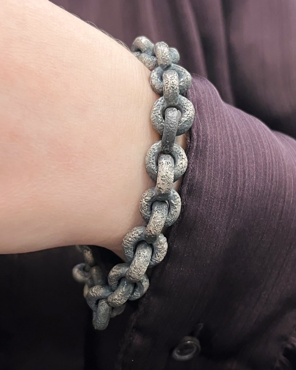 Chunky Round Link Bracelet
