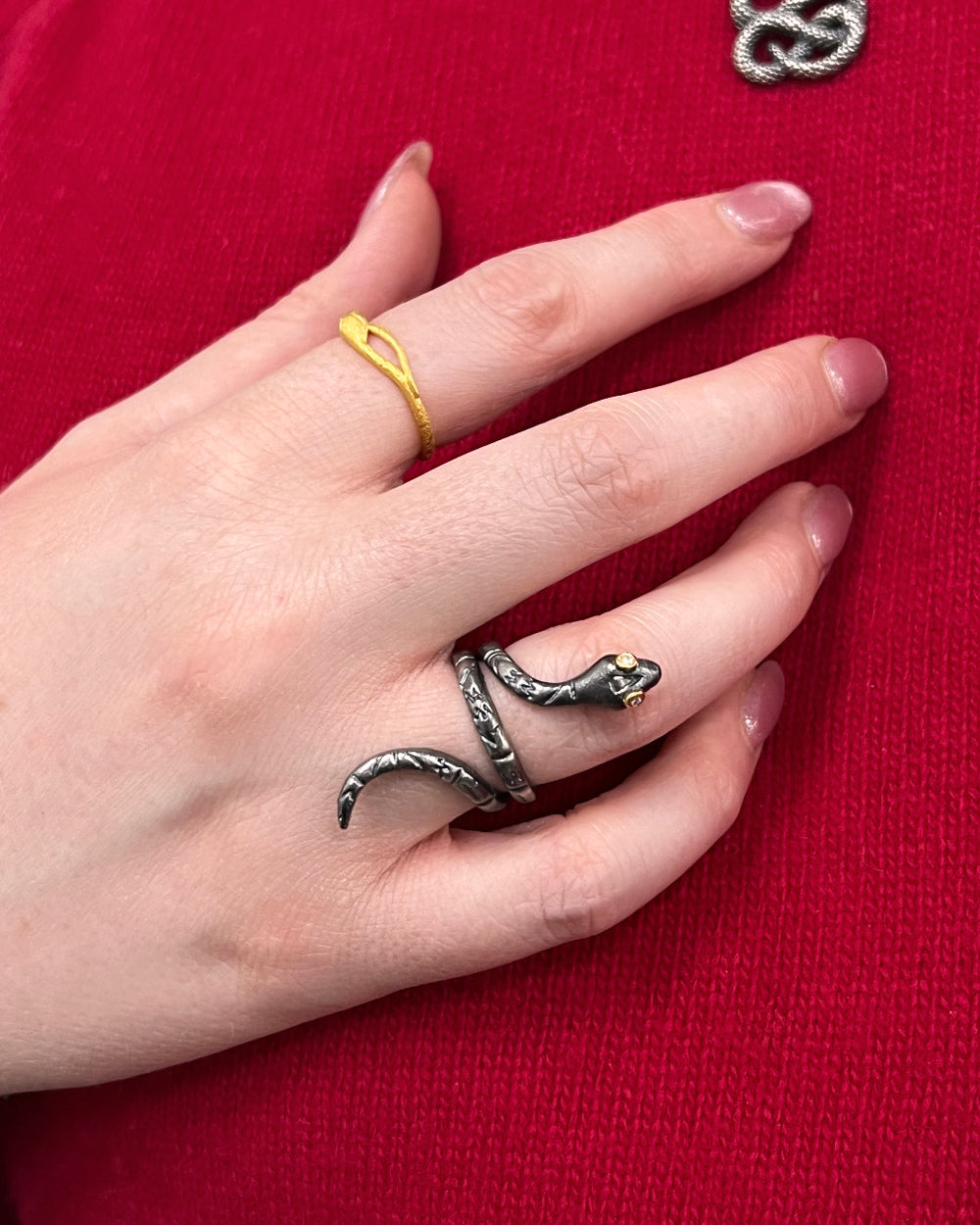 Silver Snake Ring