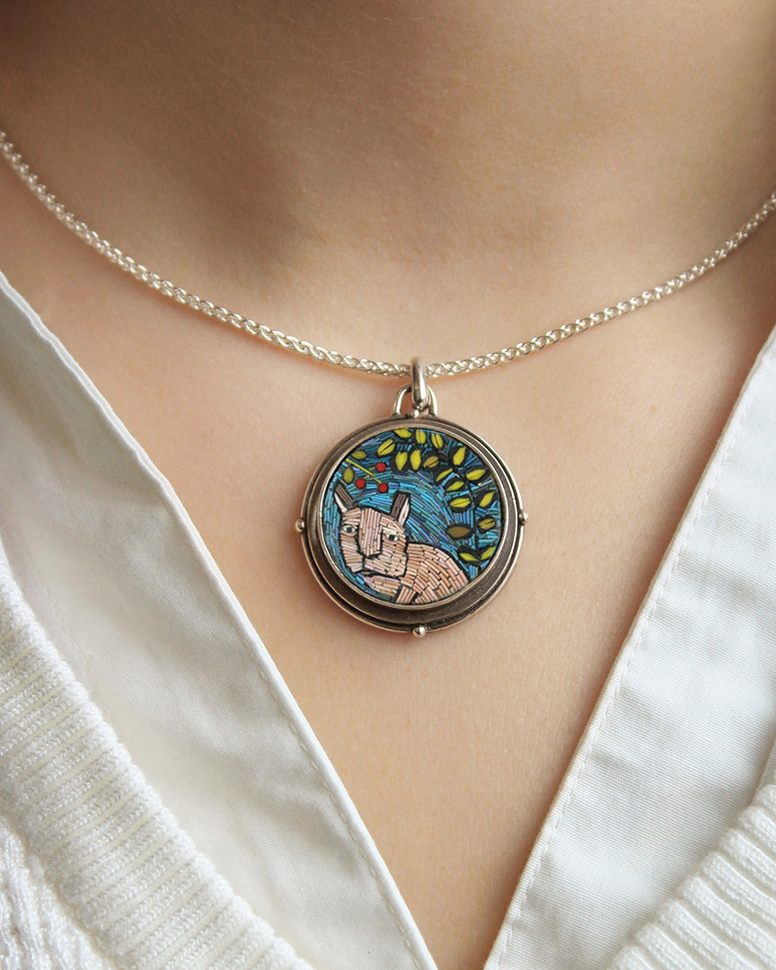 Sleepy Bunny Pendant
