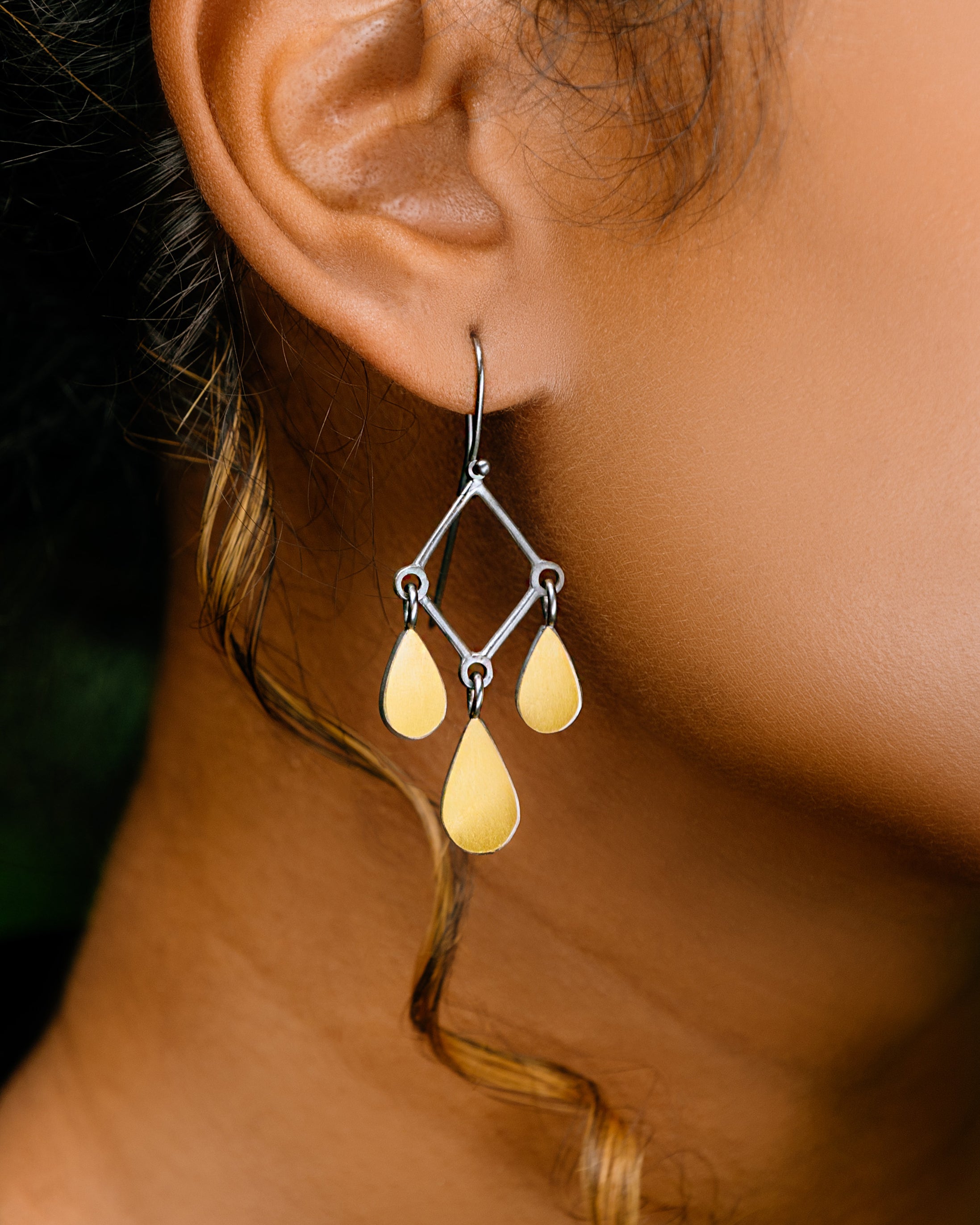 Teardrop Chandelier Earrings