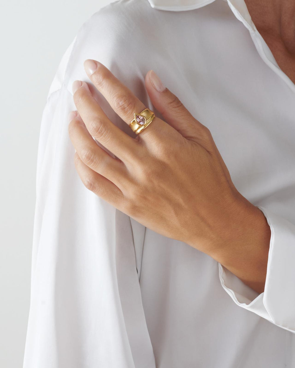 Pink Tourmaline Ring