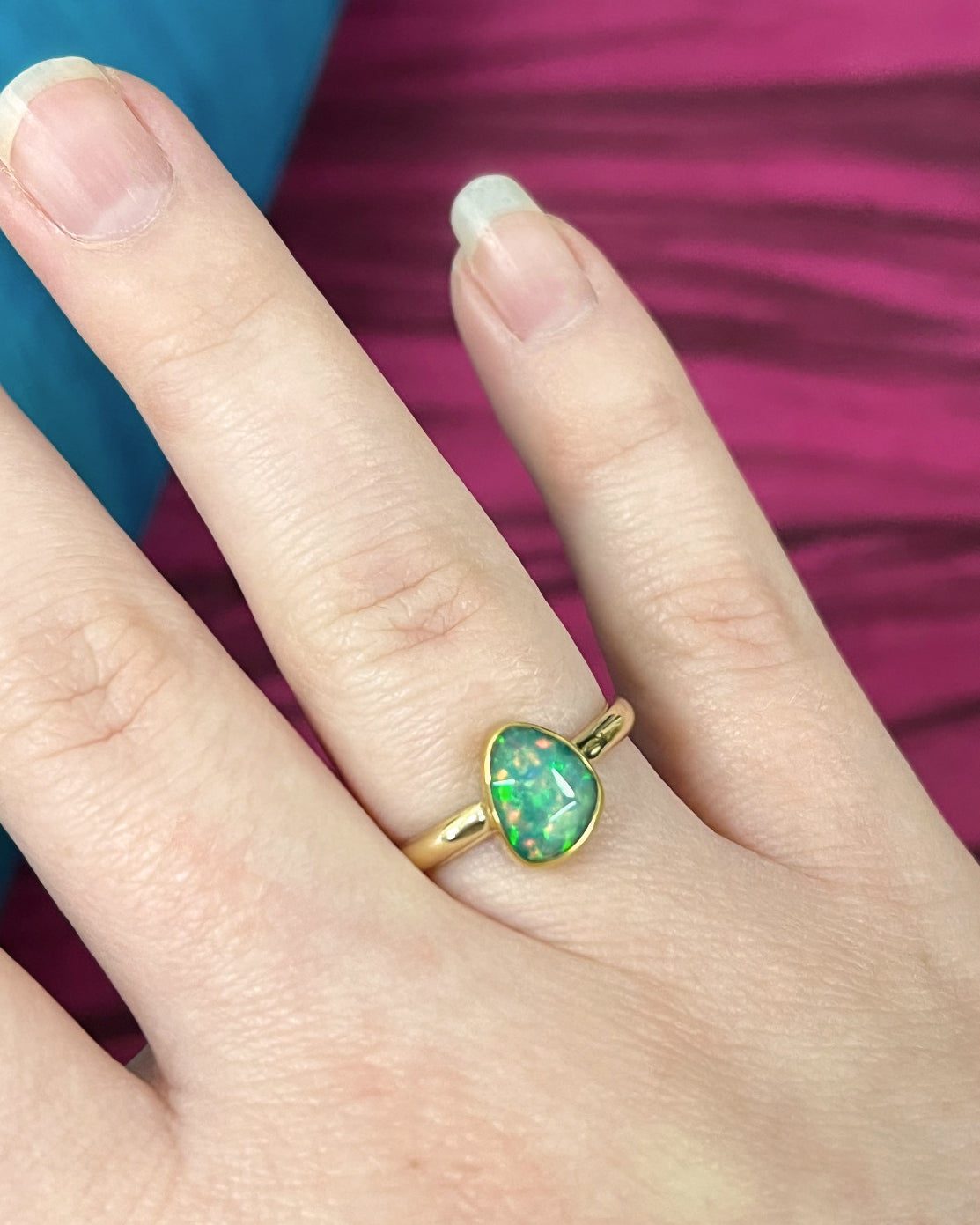 Freeform Opal Ring