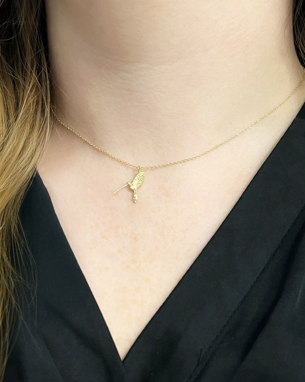 Gold and Diamond Hummingbird