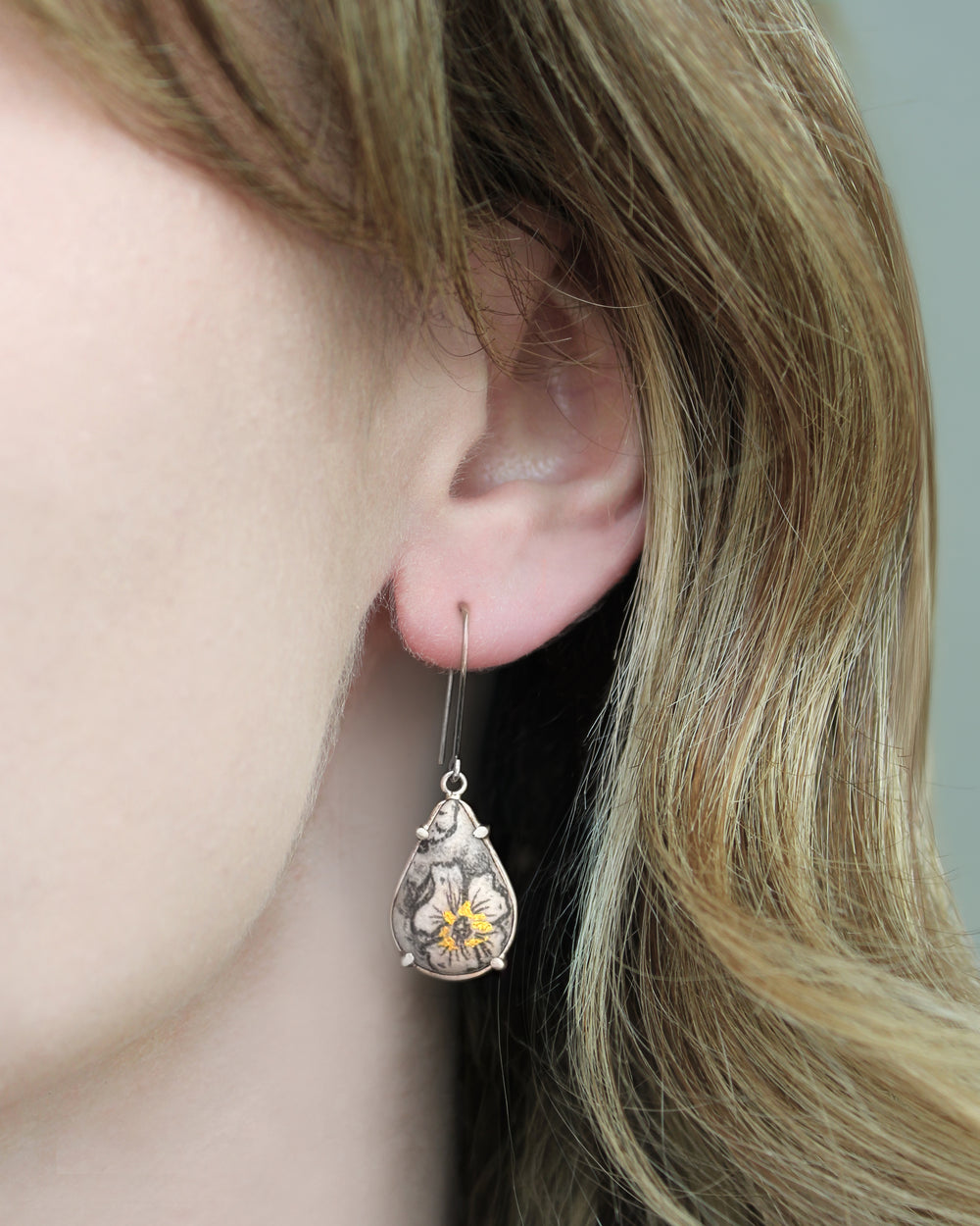 Poppy Teardrop Earrings