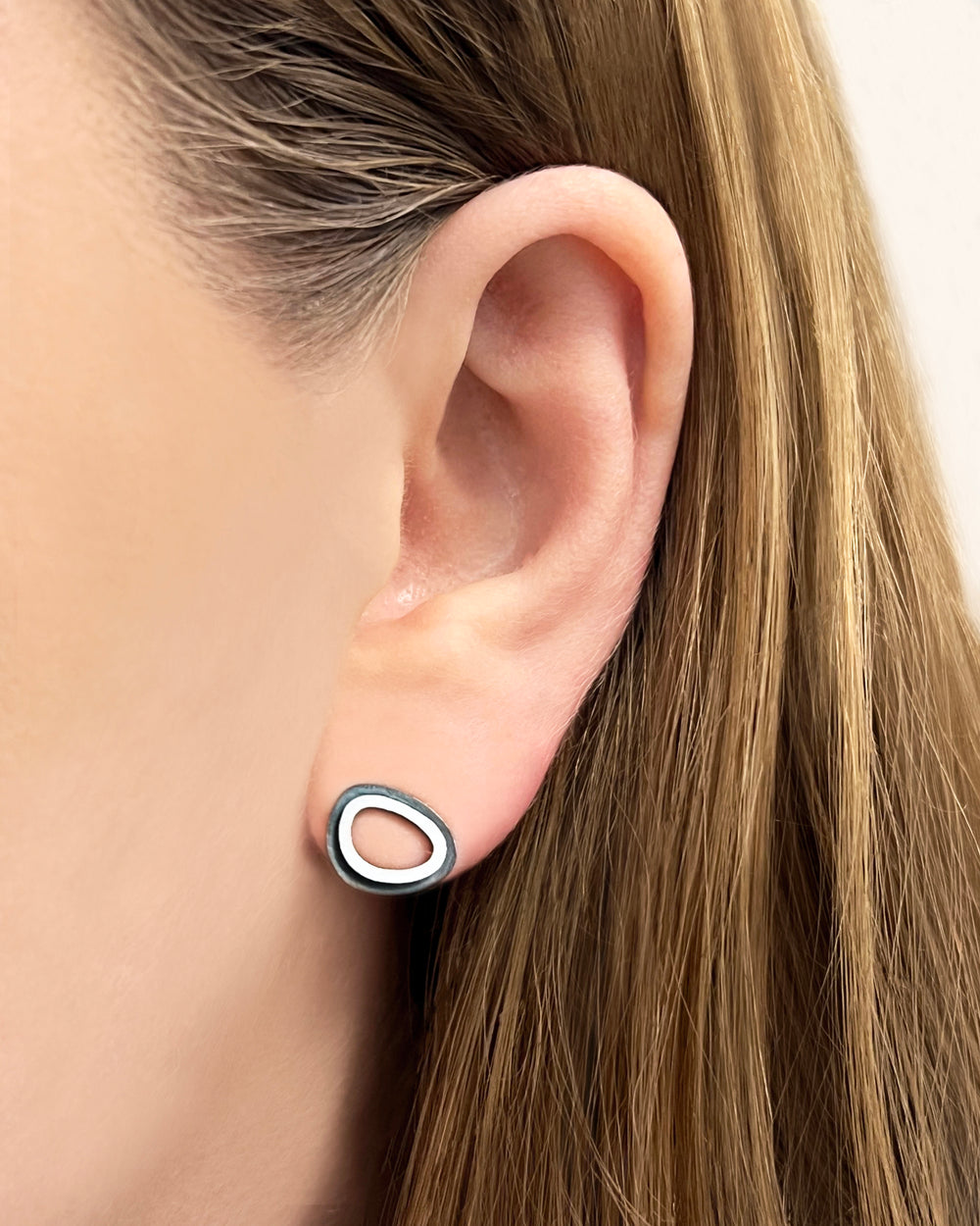 Eclipse Organic Stud Earrings