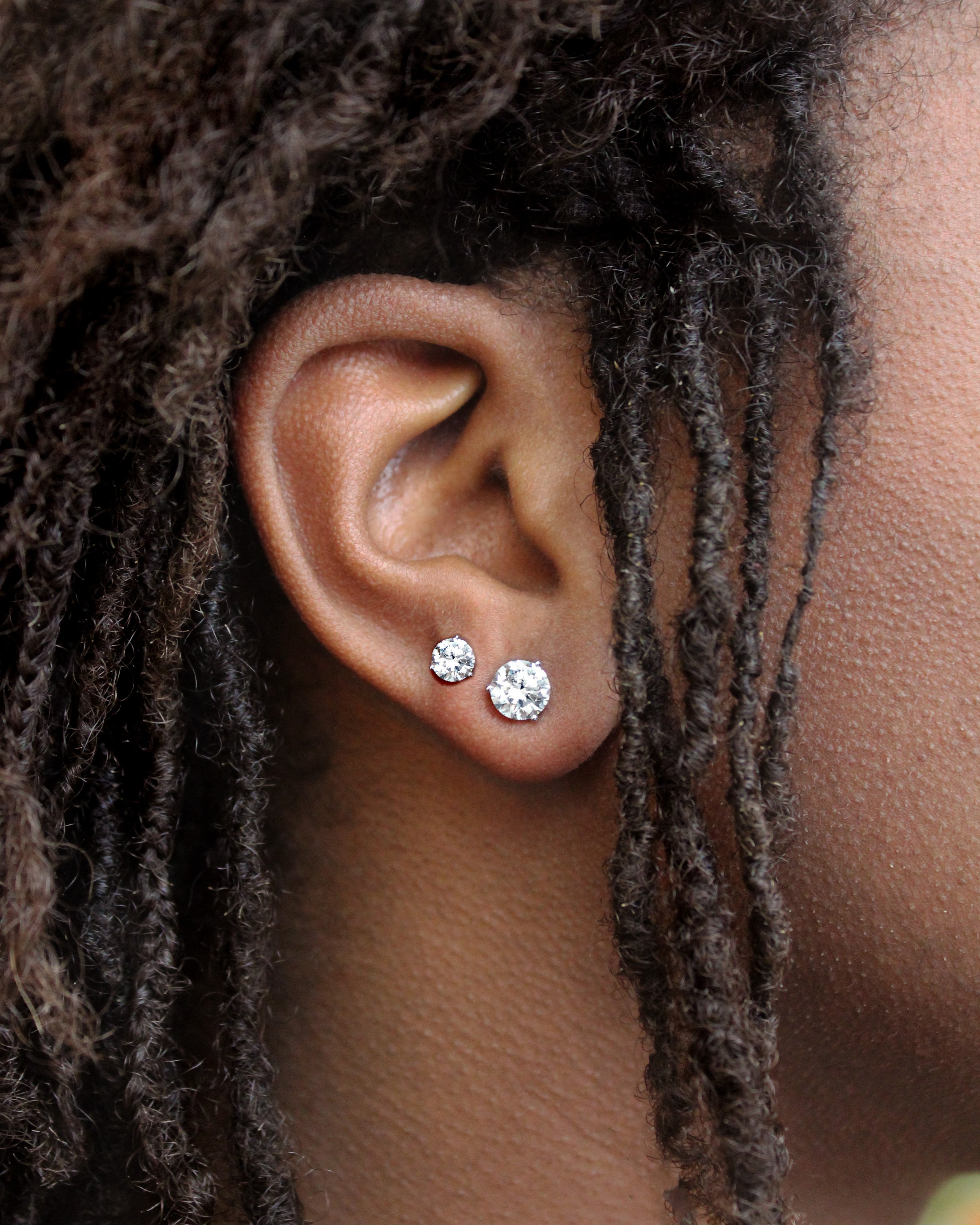 1.00ctw Lab Diamond Martini Stud Earrings