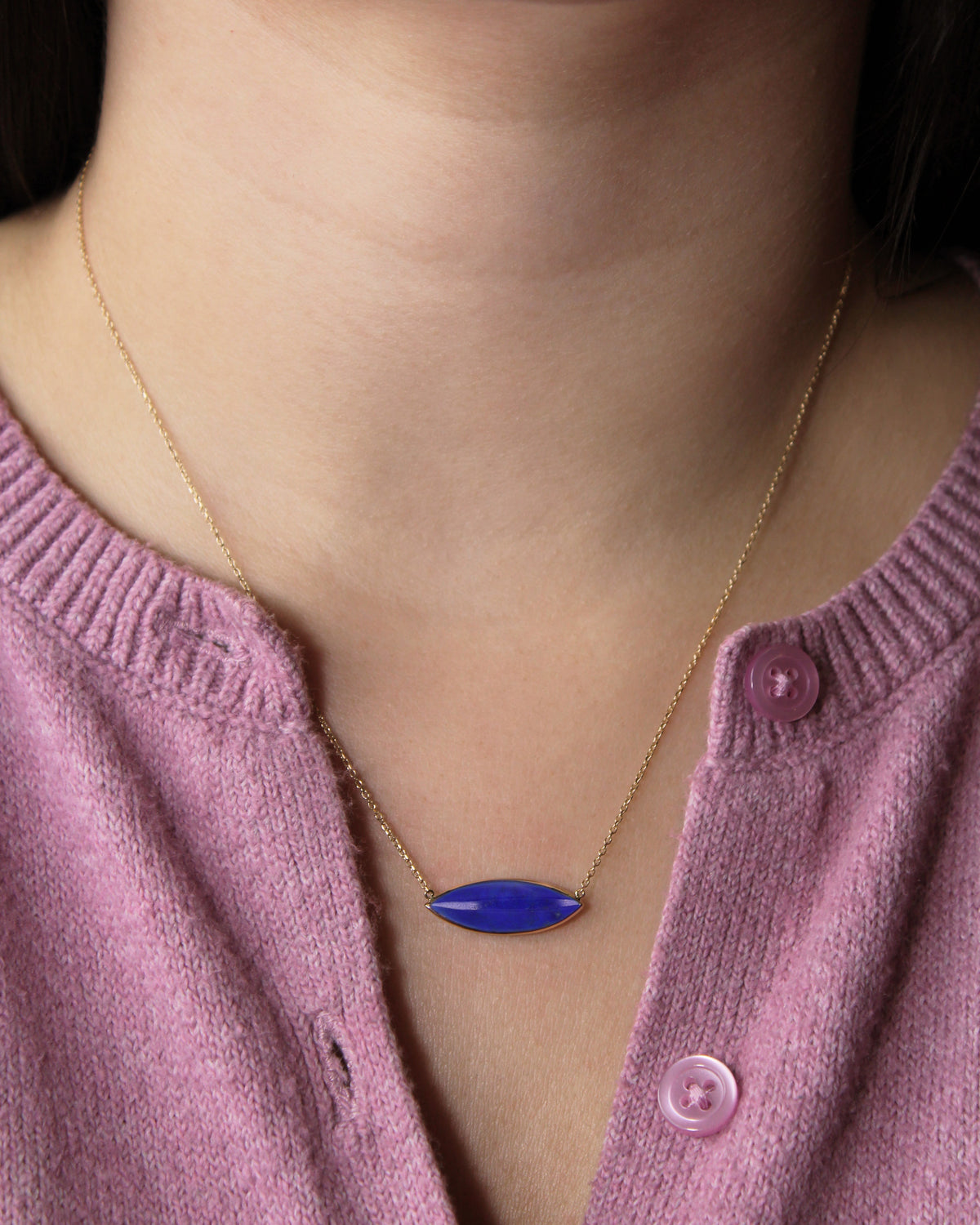East-West Lapis Necklace