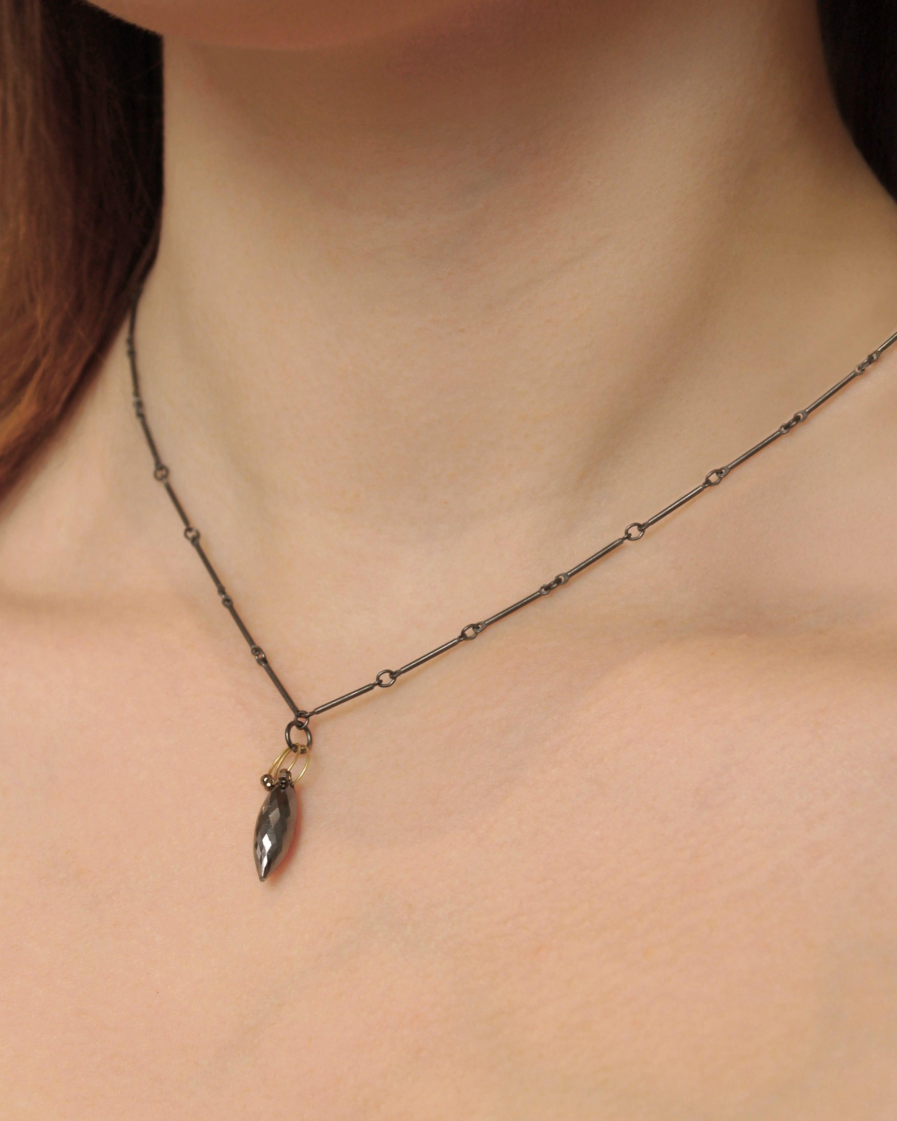 Pyrite Mini Tangle Necklace