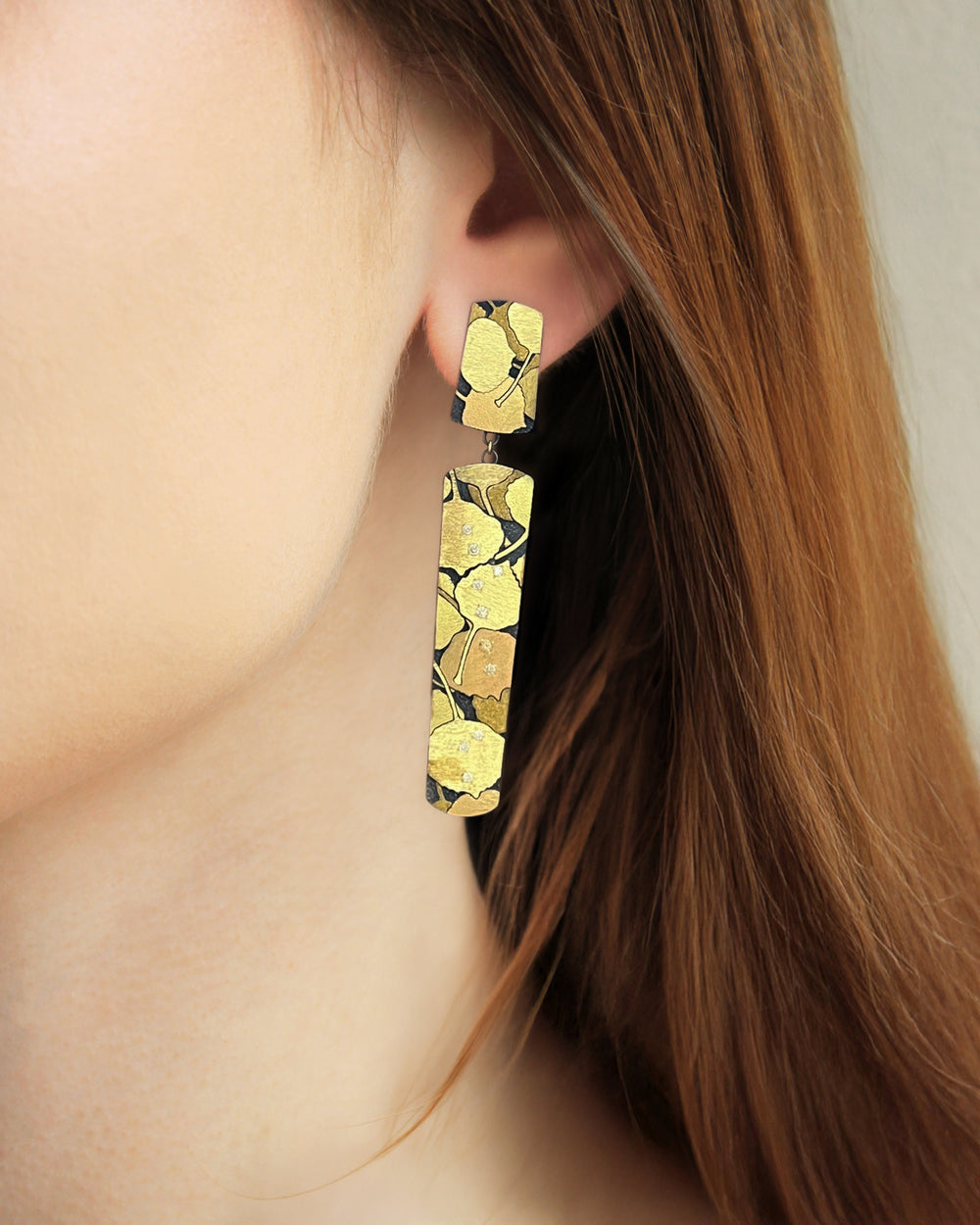 Aspen Leaves Drop Earrings