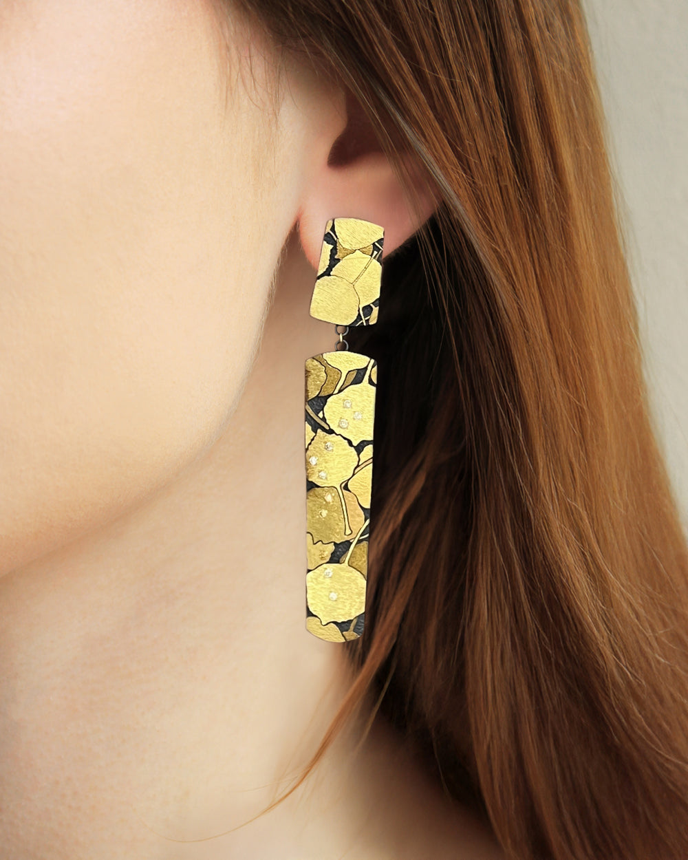 Aspen Leaves Drop Earrings